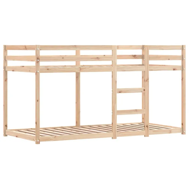 Lit superposé sans matelas 75x190 cm bois de pin massif