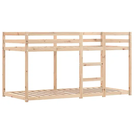Lit superposé sans matelas 75x190 cm bois de pin massif