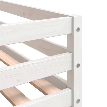 Lit superposé sans matelas 75x190 cm bois de pin massif