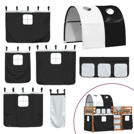 Lit superposé sans matelas 80x200 cm bois de pin massif