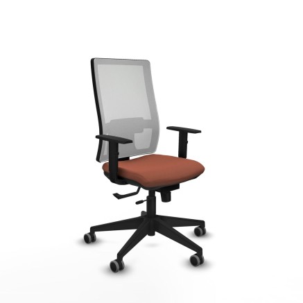 Sedia da Ufficio Piqueras y Crespo 1D066G0 Bianco Marrone