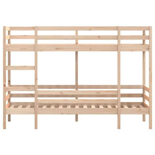 Lit superposé sans matelas 90x200 cm bois de pin massif