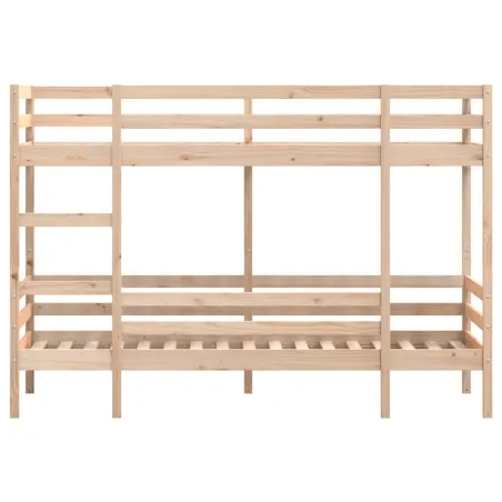 Lit superposé sans matelas 90x200 cm bois de pin massif