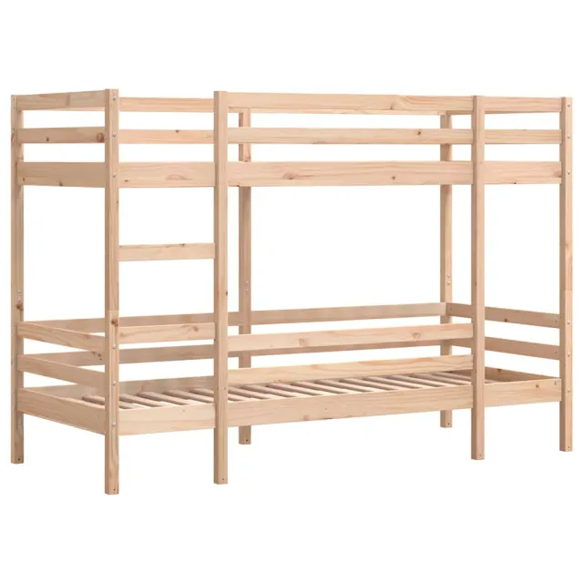 Lit superposé sans matelas 90x190 cm bois de pin massif