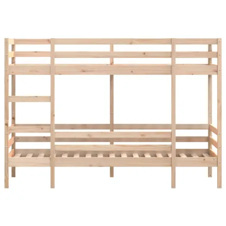 Lit superposé sans matelas 90x190 cm bois de pin massif