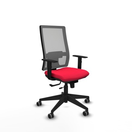 Sedia da Ufficio Piqueras y Crespo 1D066G0 Rosso