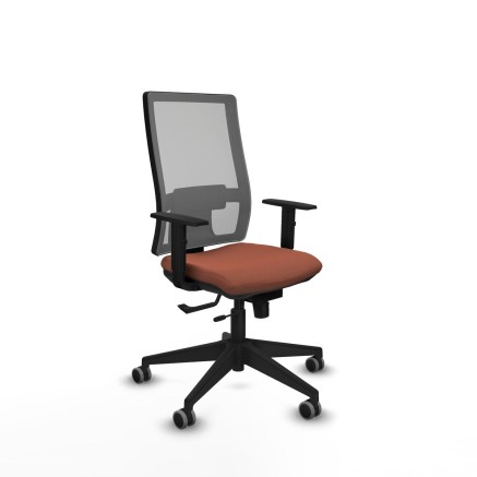 Sedia da Ufficio Piqueras y Crespo 1D066G0 Marrone Grigio