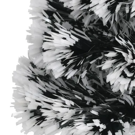 Arbre de Noël pré-éclairé vert et blanc 64 cm fibre optique