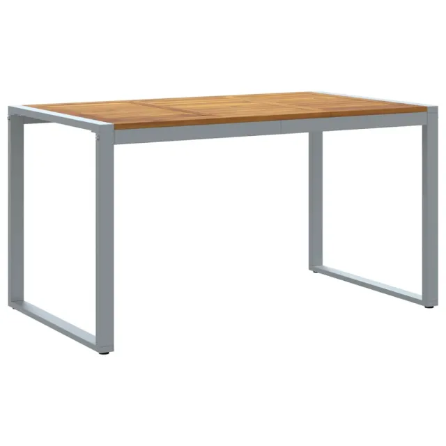 Ensemble de salle à manger pour jardin 7 pcs Gris