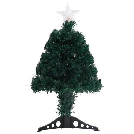 Arbre de Noël pré-éclairé avec support et LED 64 cm fibre optique 2