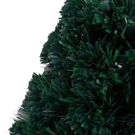 Arbre de Noël pré-éclairé avec support et LED 64 cm fibre optique