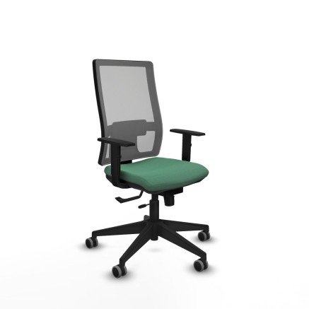 Sedia da Ufficio Piqueras y Crespo 1D066G0 Verde Smeraldo