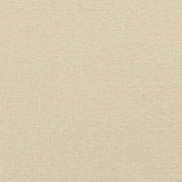 Cadre de lit sans matelas crème 80x200 cm tissu