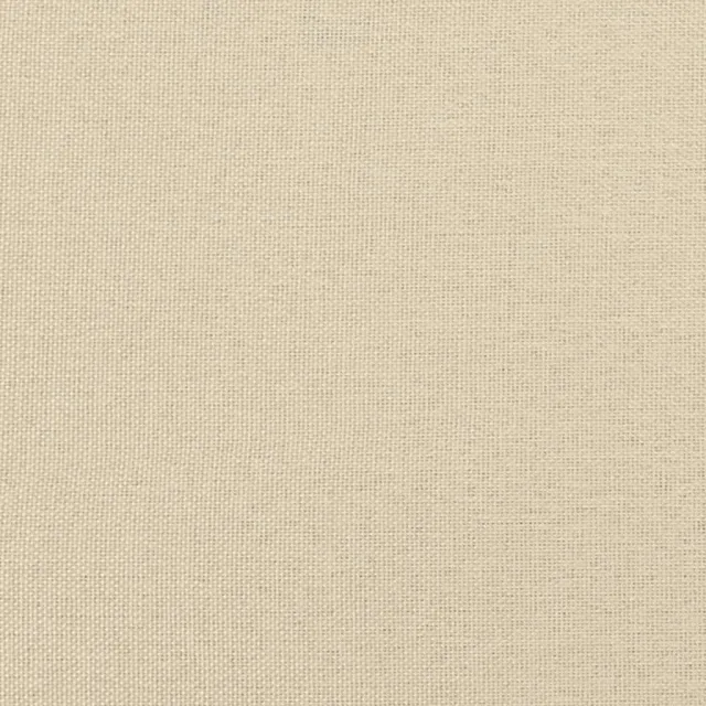 Cadre de lit sans matelas crème 90x200 cm tissu