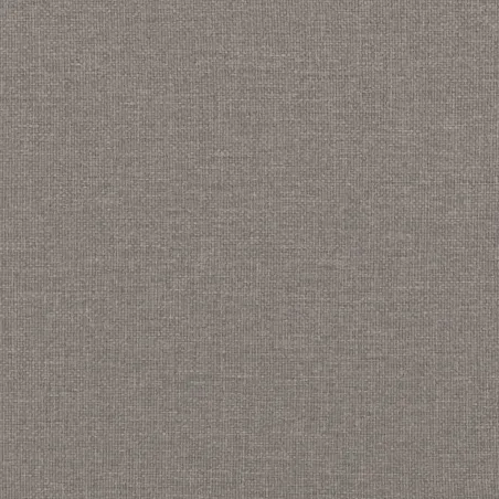 Cadre de lit sans matelas taupe 100x200 cm tissu
