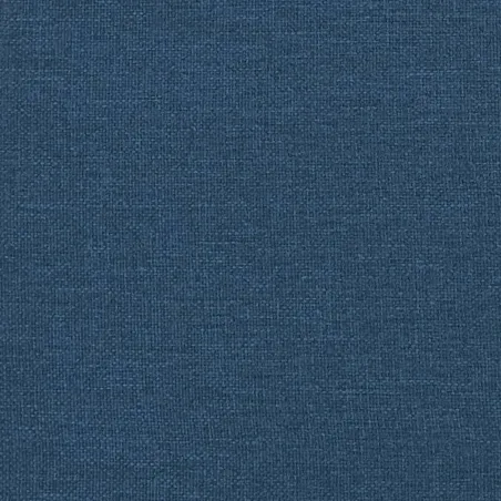 Cadre de lit sans matelas bleu 100x200 cm tissu