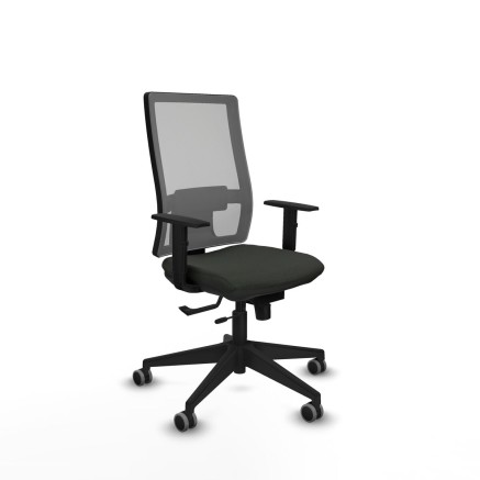Sedia da Ufficio Piqueras y Crespo 1D066G0 Nero