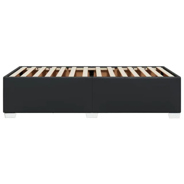 Cadre de lit sans matelas noir 90x190 cm similicuir
