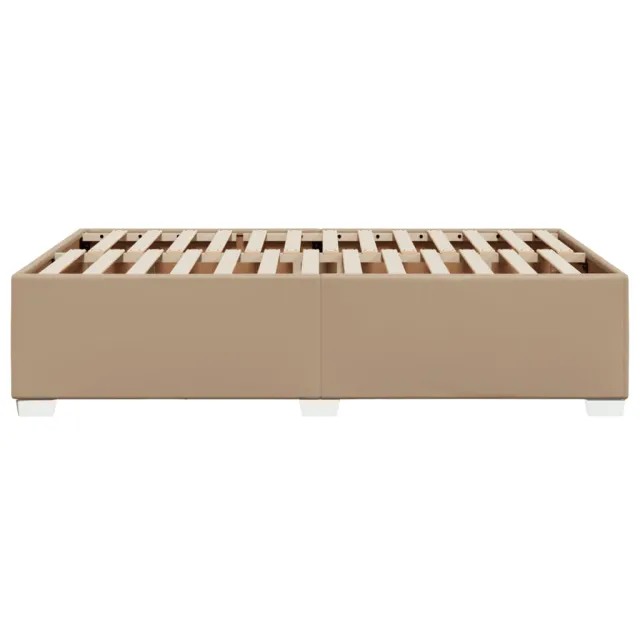 Cadre de lit sans matelas cappuccino 120x190 cm similicuir