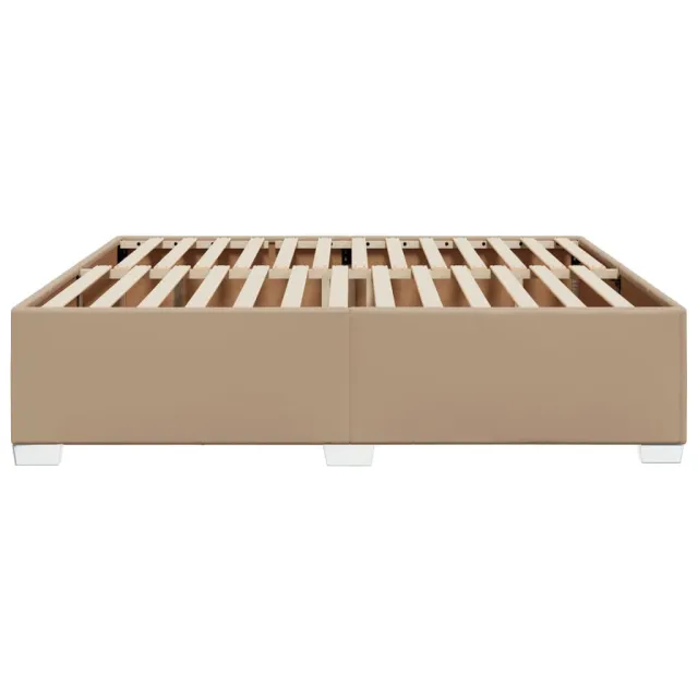Cadre de lit sans matelas cappuccino 180x200 cm similicuir