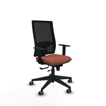 Sedia da Ufficio Piqueras y Crespo 1D066G0 Marrone Nero