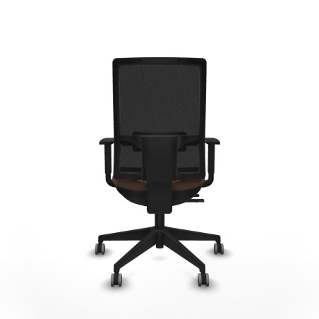 Sedia da Ufficio Piqueras y Crespo 1D066G0 Nero Marrone scuro