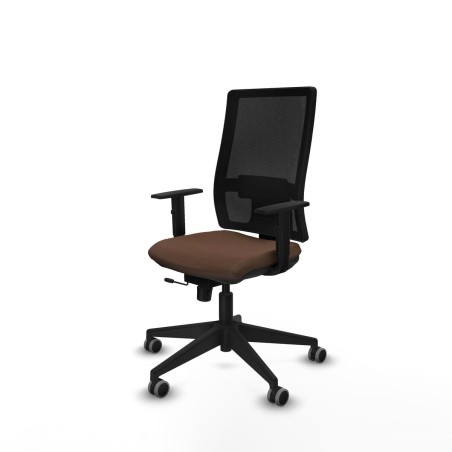 Sedia da Ufficio Piqueras y Crespo 1D066G0 Nero Marrone scuro