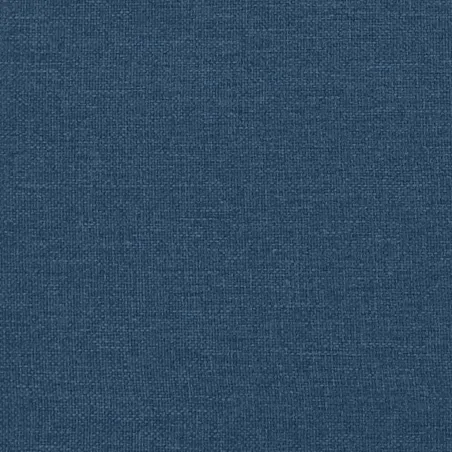 Cadre de lit sans matelas bleu 120x200 cm tissu