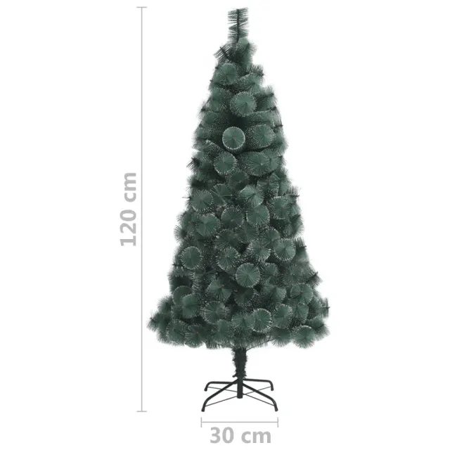 Sapin de Noël artificiel avec support Vert 120 cm PET