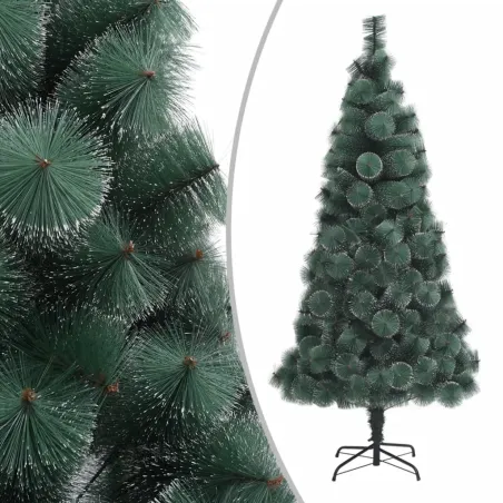 Sapin de Noël artificiel avec support Vert 150 cm PET