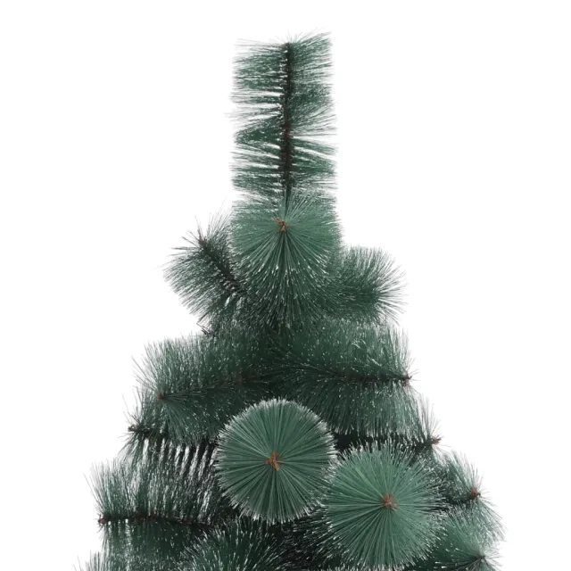 Sapin de Noël artificiel avec support Vert 210 cm PET