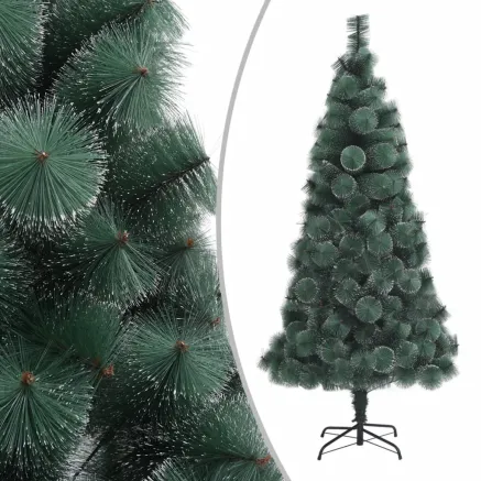 Sapin de Noël artificiel avec support Vert 240 cm PET