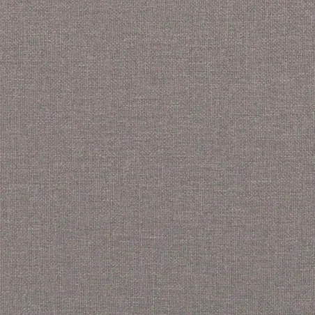 Cadre de lit sans matelas taupe 80x200 cm tissu