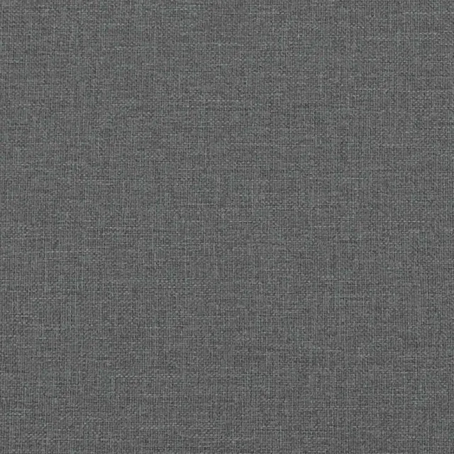 Cadre de lit sans matelas gris foncé 90x190 cm tissu