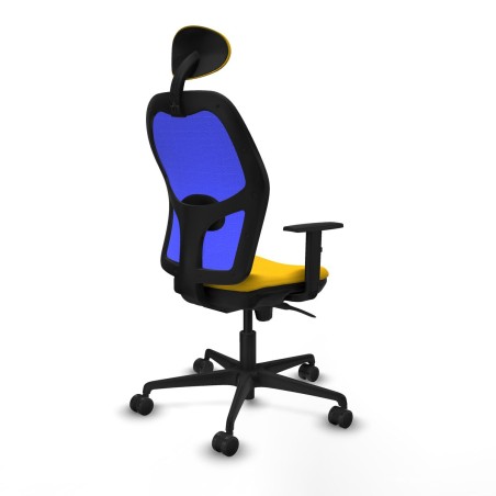 Silla de Oficina con Cabecero Piqueras y Crespo 1D036N1 Amarillo