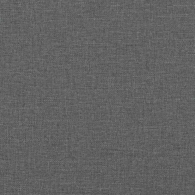 Cadre de lit sans matelas gris foncé 120x200 cm tissu