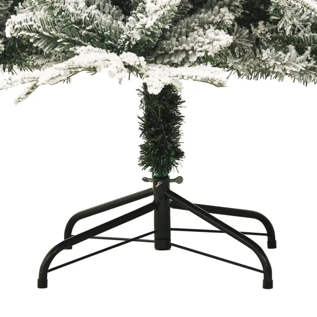 Sapin de Noël artificiel à flocons de neige Vert 150 cm PVC/PE