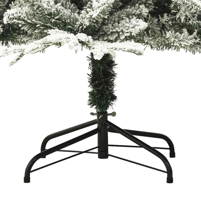 Sapin de Noël artificiel à flocons de neige Vert 180 cm PVC/PE