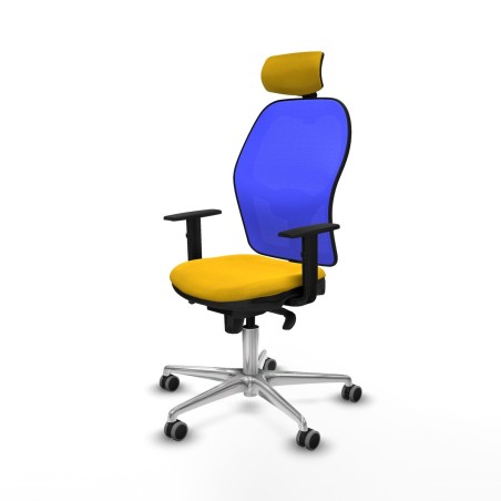 Bürostuhl mit Kopfstütze Piqueras y Crespo 1D086G2 Gelb