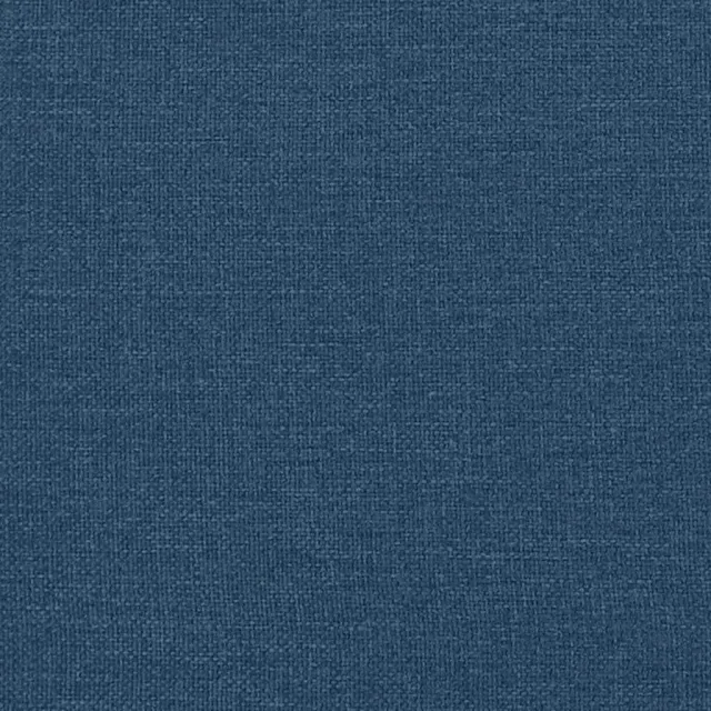 Cadre de lit sans matelas bleu 160x200 cm tissu