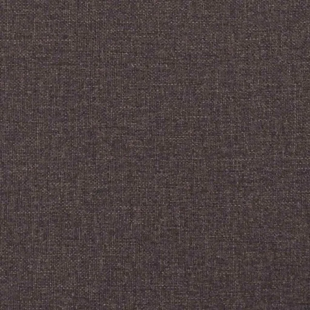 Cadre de lit sans matelas marron foncé 200x200 cm tissu