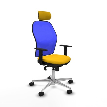 Bürostuhl mit Kopfstütze Piqueras y Crespo 1D086N2 Gelb