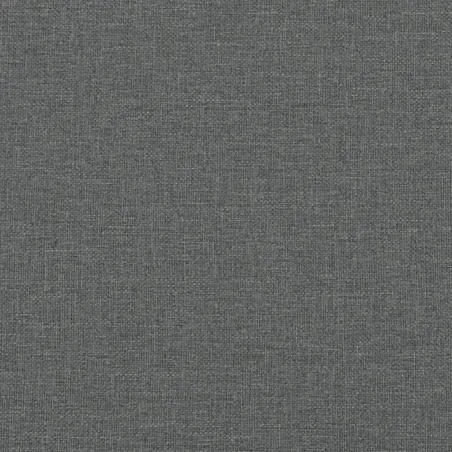 Sommier à lattes de lit avec matelas Gris foncé 90x200 cm Tissu