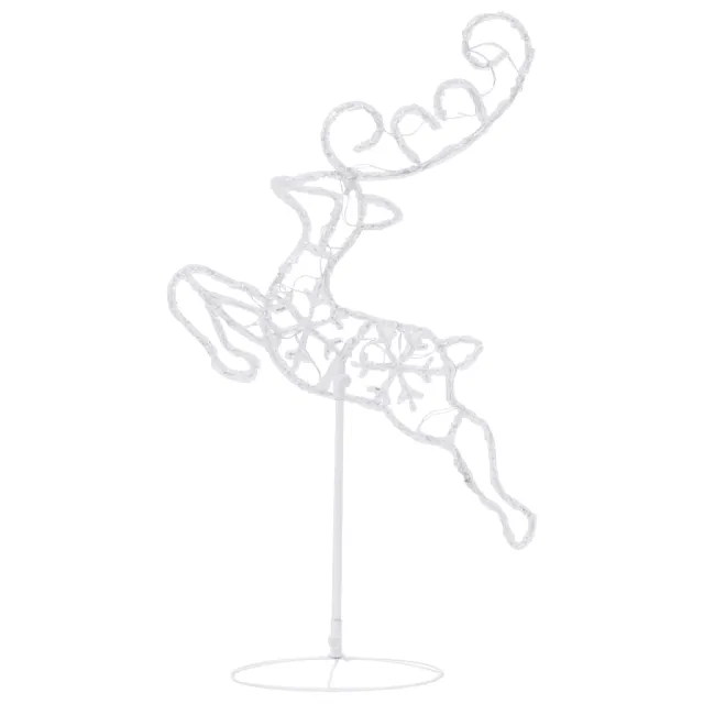 Renne/traîneaux Noël volant Acrylique 260x21x87 cm Bleu