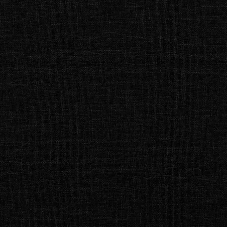 Sommier à lattes de lit avec matelas Noir 100x200 cm Tissu