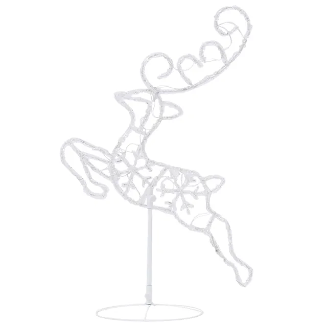 Renne/traîneaux Noël volant Acrylique 260x21x87 cm Coloré