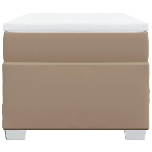 Sommier à lattes de lit avec matelas Cappuccino 80x200 cm