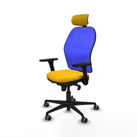Sedia da Ufficio Jorquera Piqueras y Crespo 3D036G2 Giallo