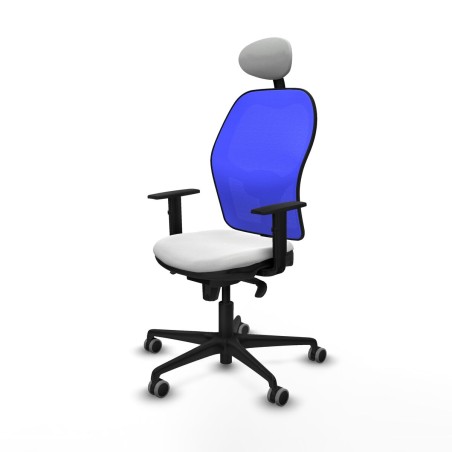 Office Chair with Headrest Jorquera Piqueras y Crespo 1D036G1 White