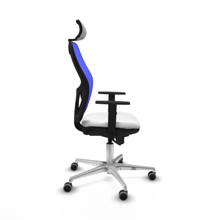 Chaise de Bureau avec Appui-tête Piqueras y Crespo 1D086G2 Blanc 2